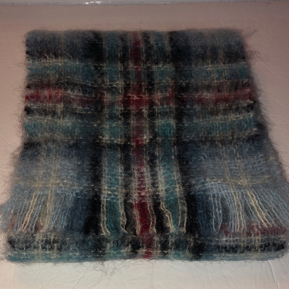 Lochcarron of Scotland Diana Memorial Tartan Mohair/Wool Blend Scarf - 66”x9.5”